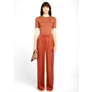 ANINE BING Carrie silk trousers BNWT